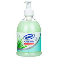 Жидкое мыло с дозатором Luscan 500мл, алоэ вера, антибактериальное
