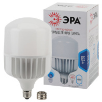 Лампа светодиодная ЭРА, 85 (650) Вт, цоколи E40/E27, колокол, нейтральный белый, Т140-85W-4000-E27/E