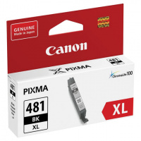Картридж струйный CANON (CLI-481BK XL) для PIXMA TS704/TS6140, черный, ресурс 3998 страниц, оригинал