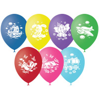 Воздушные шары Поиск детская тематика, 30см, 50шт