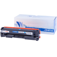 Картридж лазерный Nv Print CF411A голубой, для HP LJ Pro M377dw/M452nw/M452dn/M477fdn/M477fd, (2300с