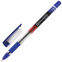 Шариковая ручка Brauberg Spark синяя, 0.7мм, масляная основа, корпус с печатью