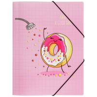 Папка на резинке MESHU 'Donuts life' А4, 500мкм