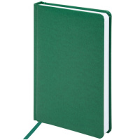 Ежедневник недатированный Brauberg Select зеленый, А5, 168 листов, под зернистую кожу