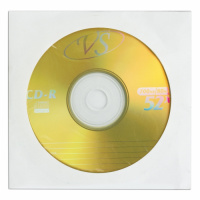 Диск CD-R Vs 700Mb, 52x,  1шт/уп
