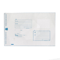 Пакет почтовый полиэтиленовый Suominen В4 белый, 250х353мм, 70мкм, 1шт, стрип, Куда-Кому