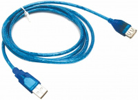 Кабель удлинительный USB 2.0 Buro A-A (m-f) 3м, белый, 817257