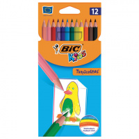 Набор цветных карандашей Bic Tropicolors 2 12 цветов, 832566