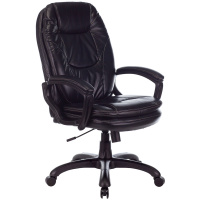 Кресло руководителя Бюрократ CH-868LT/#B/CH-868N/BLACK, PL, искусственная кожа, черный