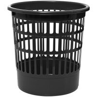 Корзина для мусора Officeclean 9л, черная, сетчатая