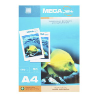 Фотобумага для струйных принтеров Mega А4, матовая, 170 г/м2, 50 листов