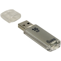 USB флешка Smart Buy V-Cut 16Gb, 15/5 мб/с, серебристый