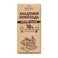 Шоколад Крупской Академия шоколада горький 70%, 85г