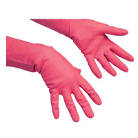 Перчатки резиновые Vileda Professional многоцелевые XL, красные, 102589