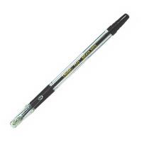 Шариковая ручка Pentel BK410 черная, 0.35мм, прозрачный корпус