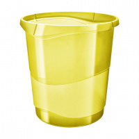Корзина для мусора Esselte Colour'Ice 14л, желтая, 626287
