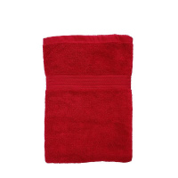 Полотенце Cottonika 40х70см, красное, махровое