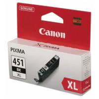 Картридж струйный Canon CLI-451XLBK/XLC CLI-451XLBK, черный