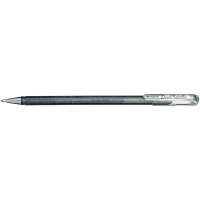 Ручка гелевая Pentel Dual Metallic серебристая, 0.55мм, хамелеон
