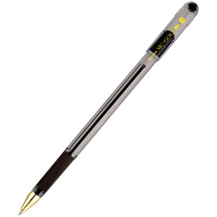 Ручка шариковая Munhwa MC Gold черная, 1мм