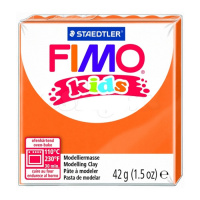 Полимерная глина Fimo Kids оранжевая, 42г