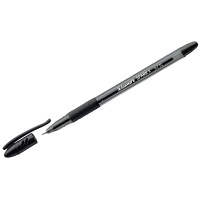 Шариковая ручка Luxor Spark II черная, 0.7мм, прозрачный корпус
