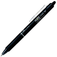 Ручка гелевая стираемая Pilot Frixion Clicker BLRT-FR-7 черная, 0.7мм, с ластиком