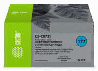 Картридж струйный Cactus CS-C8721 №177 черный (26мл) для HP PS 3213/3313/8253/C5183/C6183/C6283/C718