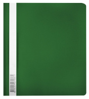 Папка-скоросш. с прозр. листом А5, зеленая