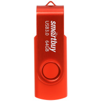 Память Smart Buy 'Twist'  64GB, USB 3.0 Flash Drive, красный