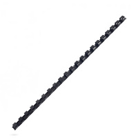 Пружины для переплета пластиковые Fellowes черные, на 2-30 листов, 6мм, 100шт, кольцо, FS-53453