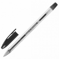 Ручка шариковая Brauberg Model-M Original черная, 0.35мм, прозрачный корпус