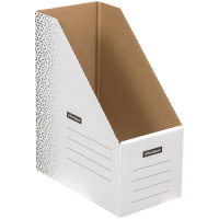 Накопитель-лоток архивный из микрогофрокартона OfficeSpace 'Standard' плотный, 150мм, белый, 1400л.
