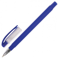 Шариковая ручка Brauberg Matt синяя, 0.7мм, масляная основа, синий корпус