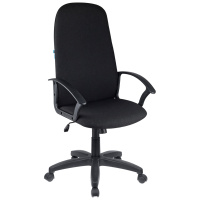 Кресло руководителя Helmi HL-E79 'Elegant' LT, ткань, черная, механизм качания