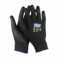 Перчатки защитные Kimberly-Clark Kleenguard G40 р.10, с полиуретановым покрытием, черные, 12 пар