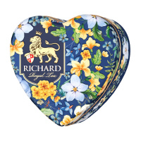 Чай Richard Royal Heart, черный, листовой, 30г, ж/б