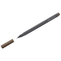 Ручка капиллярная Faber-Castell Grip Finepen коричневая, 0.4мм