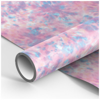 Упаковочная бумага глянц. 70*100см, MESHU 'Tie-dye.Universe', 90г/м2