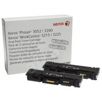 Картридж лазерный XEROX (106R02782) WC 3225/Phaser 3052/3260, оригинальный, КОМПЛЕКТ 2 шт., ресурс 2