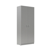 Шкаф для персонала Skyland Simple SR-5W.1, серый, 770х375х1815мм, с глухими дверьми