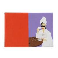 Обложка для паспорта OfficeSpace 'Fashion', кожа, цветная печать, тиснение фольгой
