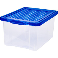 Ящик для хранения Ящик для хранения Optima 17л, синий, с крышкой
