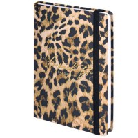 Ежедневник недатированный Brauberg Leopard, А5, 128 листов, обложка бумвинил