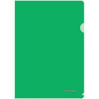 Папка-уголок Berlingo зеленая прозрачная, А4, 180мкм