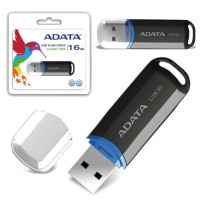 USB флешка A-Data C906 16Gb, 30/8 мб/с, черно-синий
