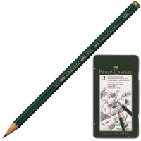 Набор чернографитных карандашей Faber-Castell Castell 9000 8B-2H, 12шт, 119065