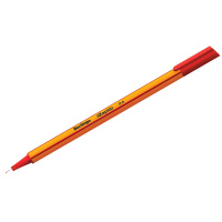 Ручка капиллярная Berlingo Rapido красная, 0.4мм, желтый корпус