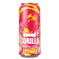 Напиток энергетический Gorilla Личи-груша, 450мл