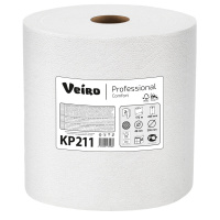 Полотенца бумажные в рулонах Veiro Professional 'Comfort', 2-слойные, 172м/рул, белые, ультрапрочные